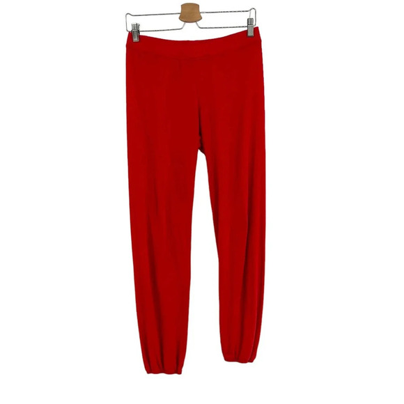 Nation LTD Red Jogger Sweatpants Super Lightweight Size‎ Small - Picture 1 of 6